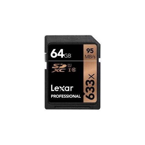 Card de memorie Lexar SDXC HP, 64GB, Class 10 UHS-I, 95MB/s